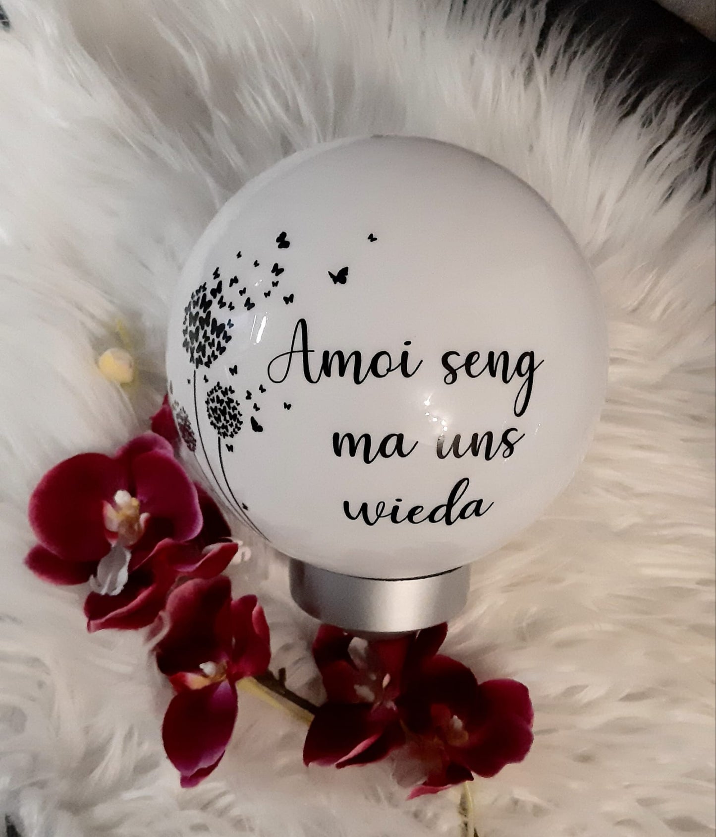 Solarkugel Amoi seng ma uns wieda