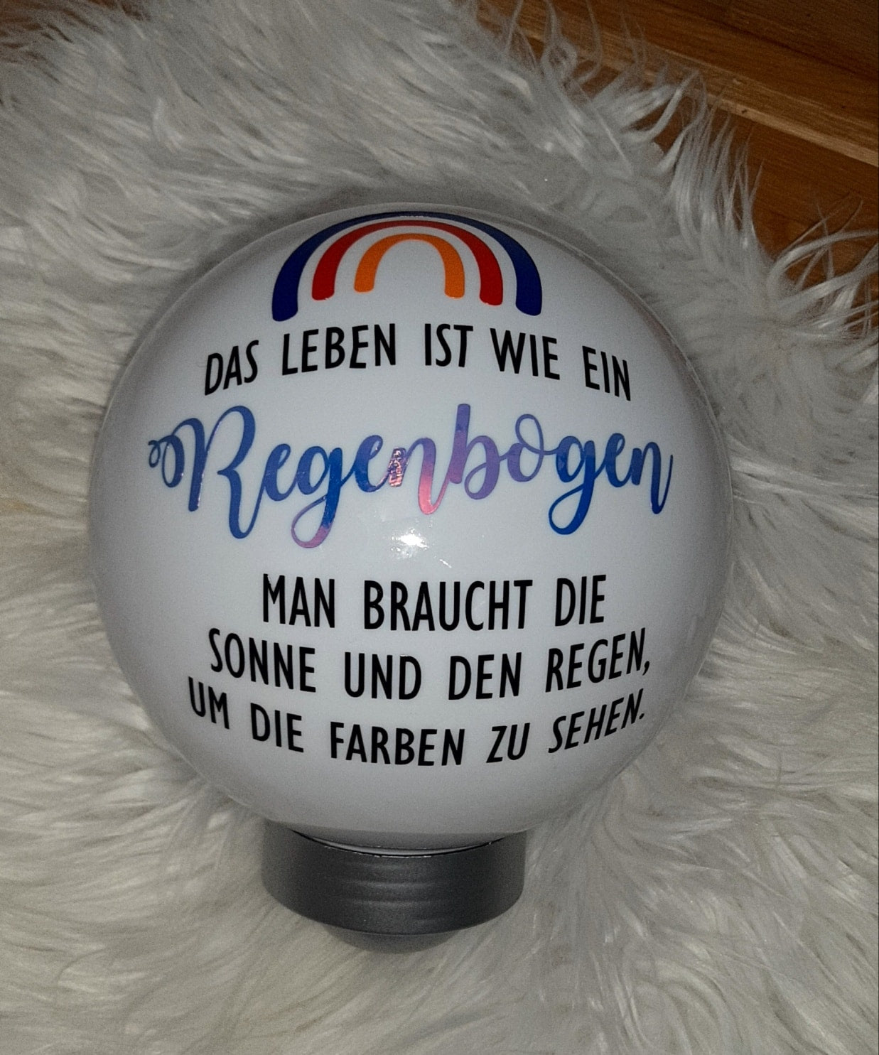 Solarkugel Regenbogen
