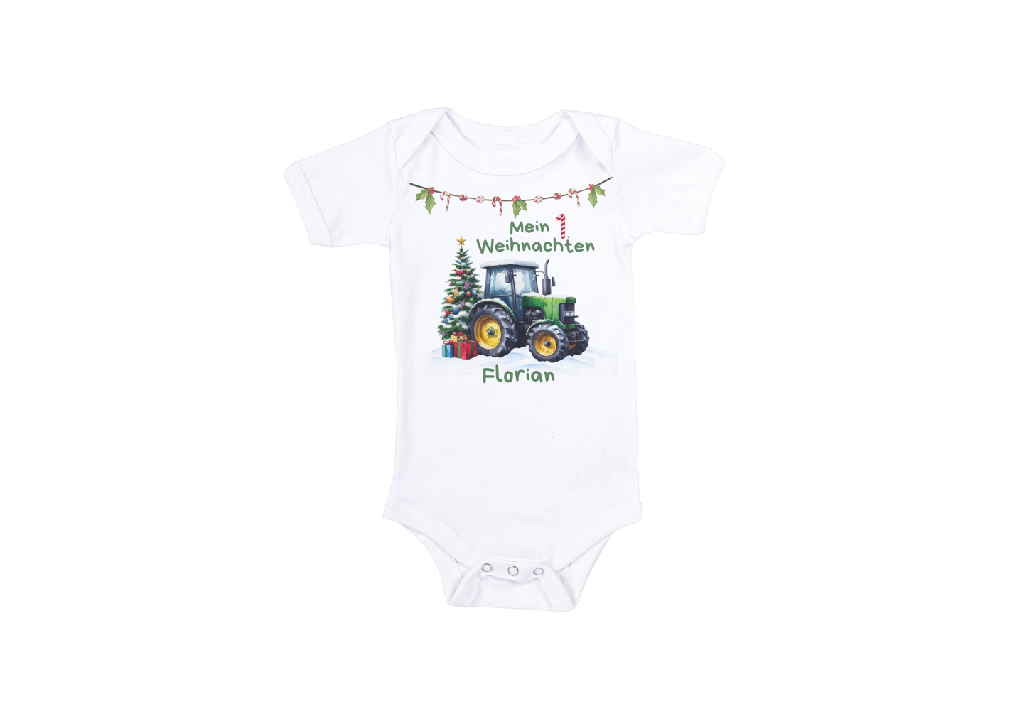 Body Weihnachten Traktor