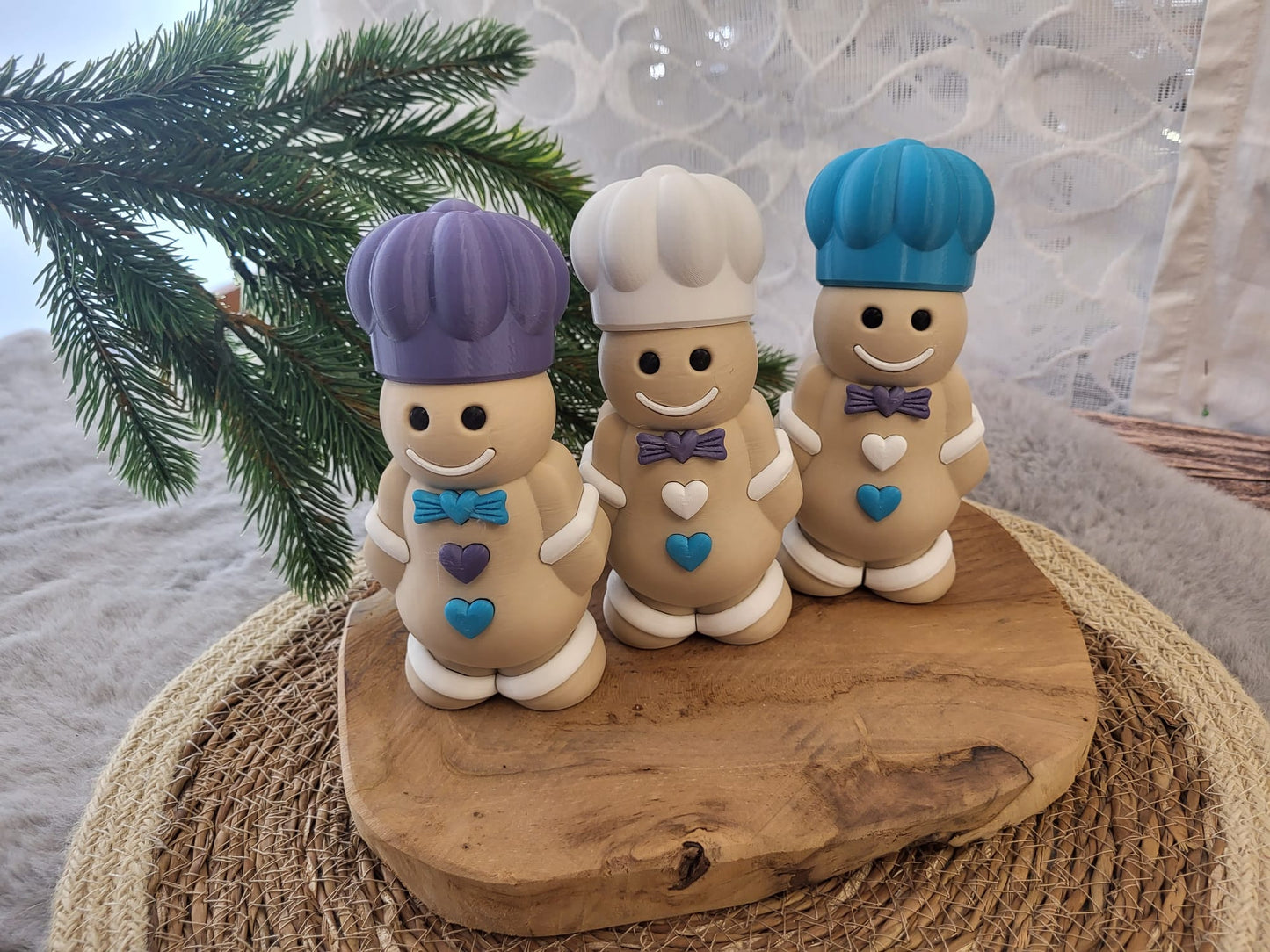 Zucker oder Zimtstreuer  aus 3D-Druck | PLA | Nachhaltige Küchendeko | Geschenkidee | Duo mit Deko-Tablett | Handgemacht (Kopie)