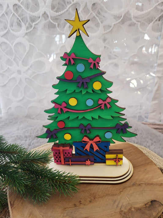 Holzaufsteller Weihnachten | Christbaum | 20 cm | Handgemacht | Deko | Geschenkidee | Winter Deko