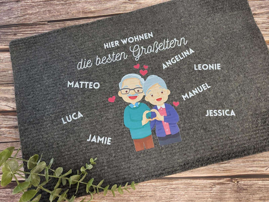 Personalisierte Türmatte mit Wunschtext – bedruckt & individuell gestaltet