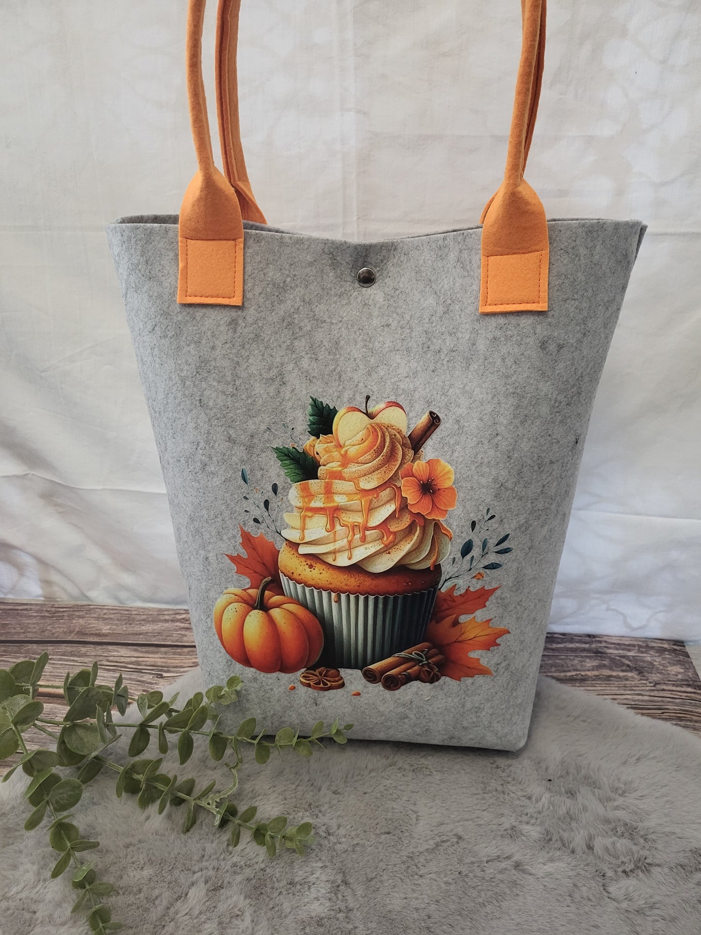 Stylischer Filz Shopper – robuste Filztasche mit Henkel | optional personalisiert | nachhaltige Einkaufstasche Damen